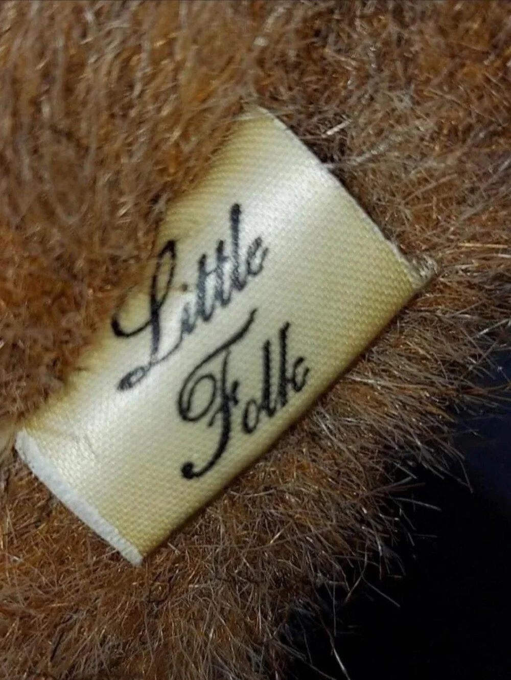 Vintage Little Folk Jointed Teddy Bear Plush Stuffed Animal McBride Tiverton 20